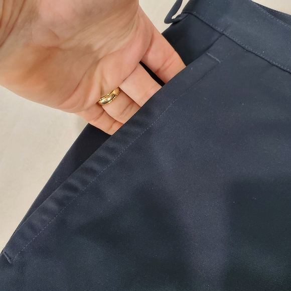 Men's Nike Golf Pleated Shorts Size 42 Navy Sports Athletic Fit Dry - Picture 8 of 12